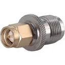 HUBER+SUHNER-33_SMA-TNC-50-1/1--_NE RF-Steckverbinder Conn SMA-TNC Adapter 0Hz to 11GHz 50Ohm ST PL/F Gold Single