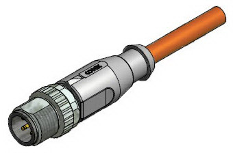 CONEC-43-10124 null Cable Assembly PVC 2m M12 Circular 5 POS M