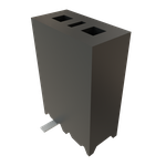Conn Socket Strip SKT 2 POS 2.54mm Solder ST Top Entry SMD Bulk