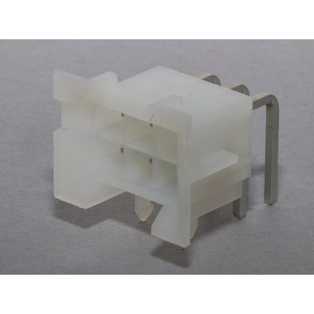 Molex-15-24-9067 Connector Headers and PCB Receptacles Conn Wire to Board HDR 6Power POS 4.2mm Solder RA Side Entry Thru-Hole Tray