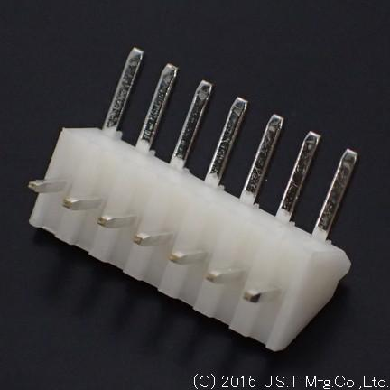 JST Manufacturing-BS7P-SHF-1AA(LF)(SN) Piastre connettori e prese PCB Conn Unshrouded Header HDR 7 POS 2.5mm Solder RA Side Entry Thru-Hole Reel