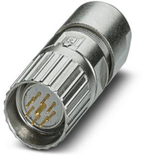 PHOENIX CONTACT-1629216 Connector Circular Conn M23 Circular PIN 9 POS Crimp ST Cable Mount 9 Terminal 1 Port Package