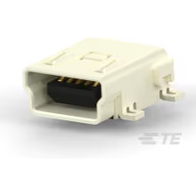 TE Connectivity-1734035-1 Connector USB Conn Mini USB 2.0 Type B RCP 5 POS 0.8mm Solder RA SMD 5 Terminal 1 Port Tray