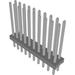 Conn Unshrouded Header HDR 20 POS 2mm Solder ST Thru-Hole Bulk