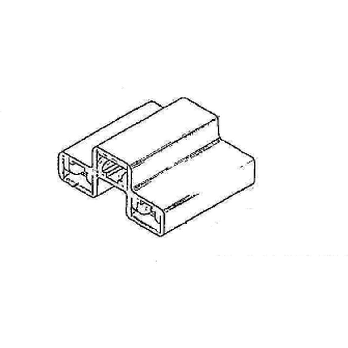 Delphi-2965114 分立接线罩连接器 Conn Housing F 3 POS Crimp ST Cable Mount Black