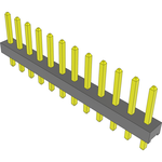 Conn Unshrouded Header HDR 12 POS 2mm Solder ST Top Entry Thru-Hole Bulk