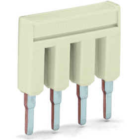 WAGO-2001-408 Steckverbinderbrücken und Shunts Conn Jumper Bar M 8 POS ST Bag