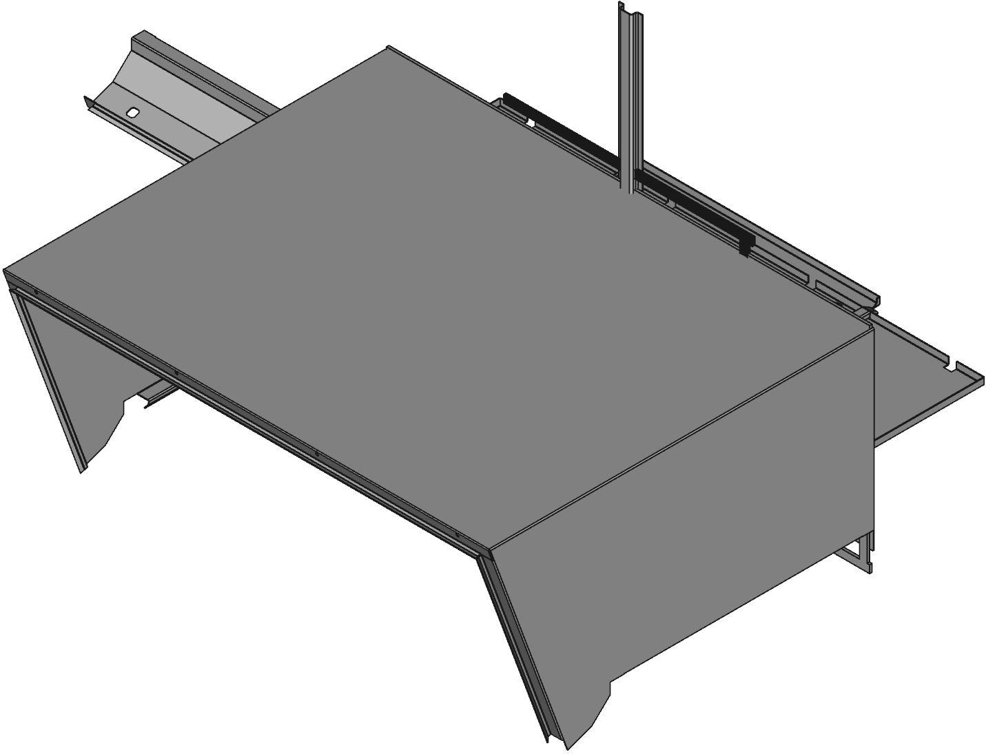 Hammond Manufacturing-2CSC2048 Kästen, Gehäuse und Gestelle SERIES 2000 MODULAR CONSOLE SYSTEM - NEMA 12, 4, 4X