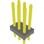 Conn Unshrouded Header HDR 6 POS 2mm Solder ST Thru-Hole Bulk