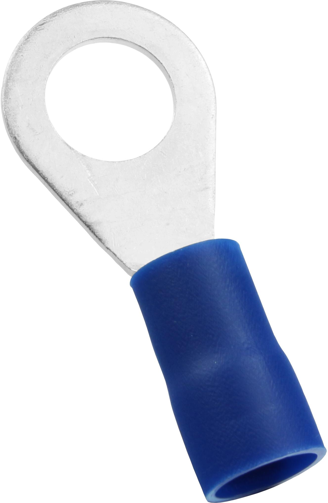 Panduit-EV6-12R-Q 连接器端子 Ring Terminal 6AWG Copper Blue 53.3mm Tin Bag