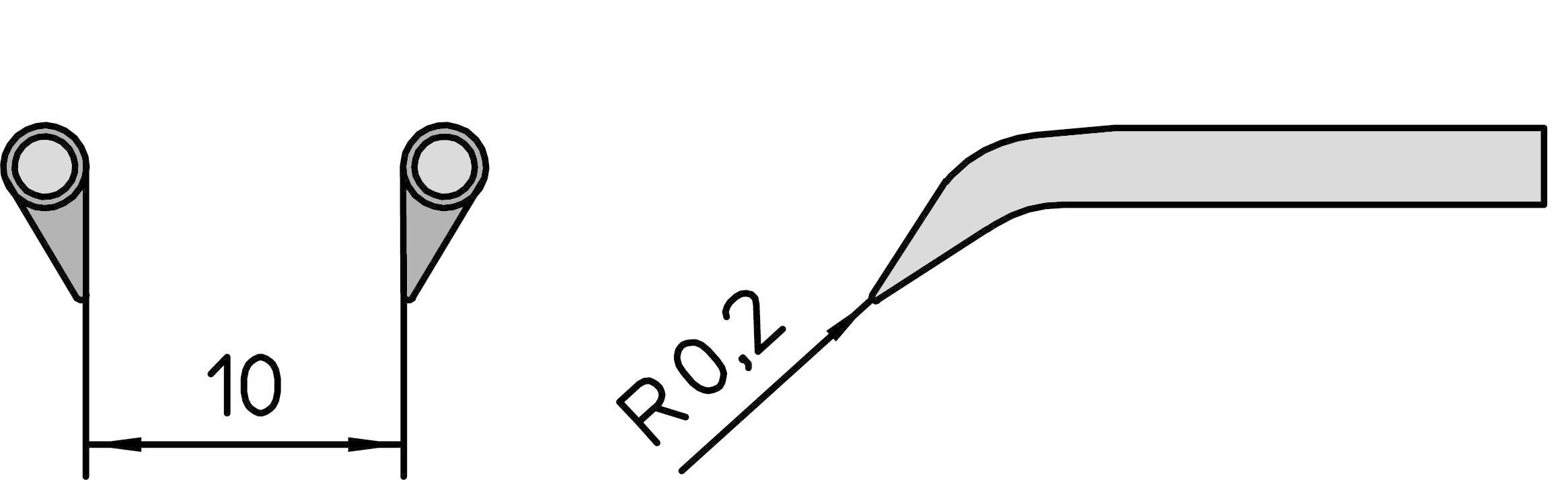 Weller Tools-T0054465599 Tools Other Tip Set RTW1MS 0.2mm