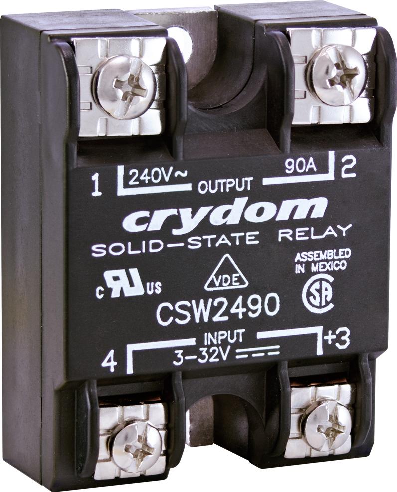 Sensata Technologies-CSW2450P Halbleiterrelais Solid State Relay 10mA 32V DC-IN 50A 280V AC-OUT 4-Pin
