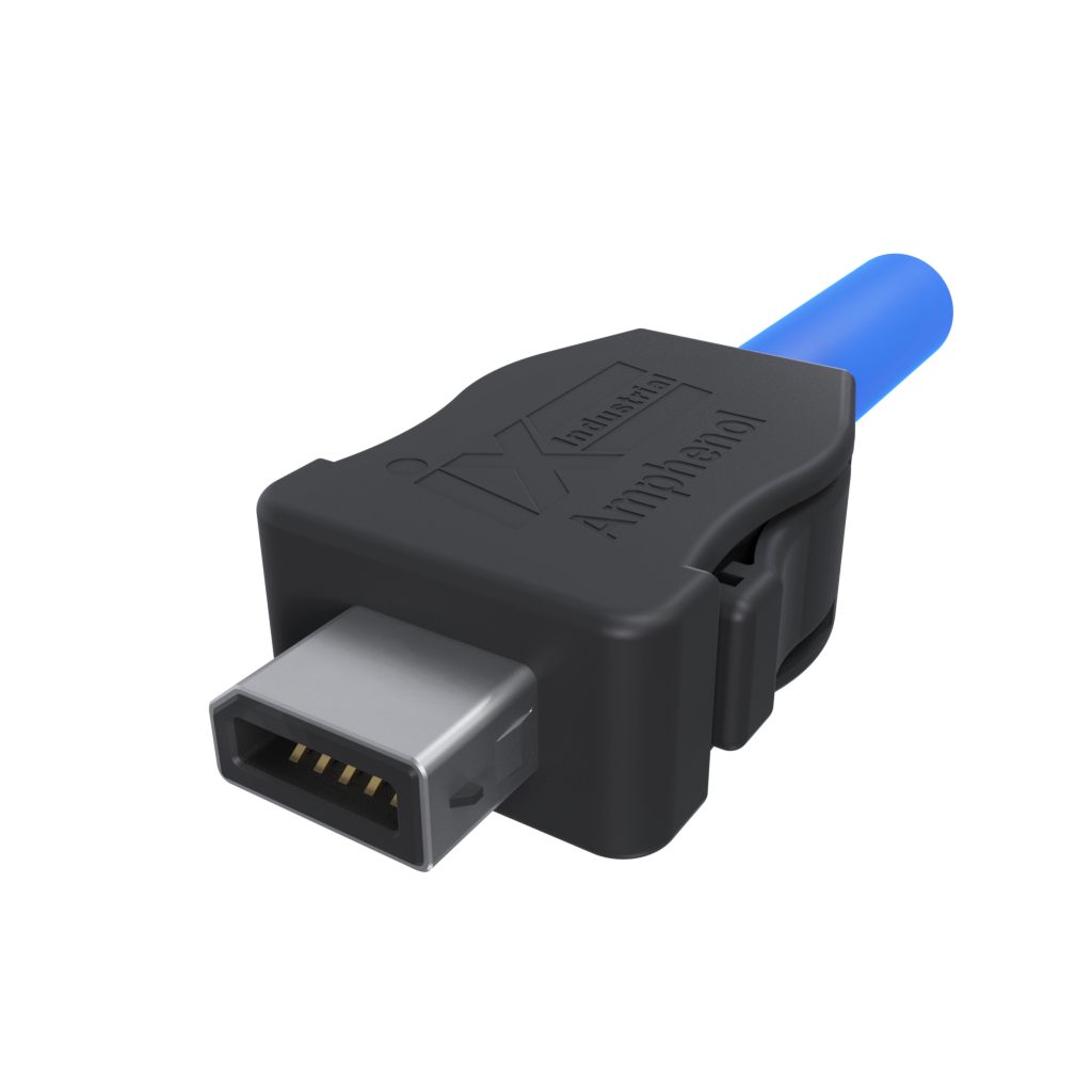 Amphenol Communications Solutions-ND9BP5200 Raccordement téléphone et télécom ix Industrial IP20, Input output connectors, Plug, Type B, solder, 22-28 AWG, Gold 8μin