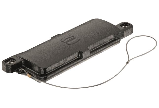 HARTING Technology Group-09400245414 Connector Accessories Connector Accessories Cover Straight Aluminum Powder