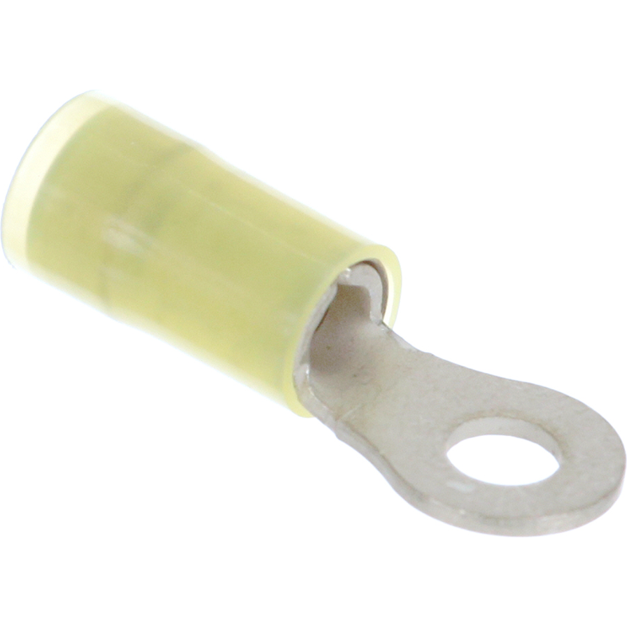 Molex-190730165 Raccordement de terminaux Ring Tongue Terminal 10-12AWG Copper Yellow 27.71mm Tin Avikrimp Carton