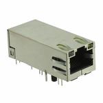 Bel Fuse-0838-1X1T-W6 Steckverbinder, Telefon und Telekommunikation Conn RJ-45 F 8 POS Solder RA Thru-Hole 10 Terminal 1 Port