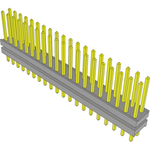Conn Board Stacker HDR 40 POS 2mm Solder ST Top Entry Thru-Hole Bulk