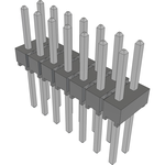 Conn Unshrouded Header HDR 14 POS 2.54mm Solder ST Top Entry Thru-Hole Bulk