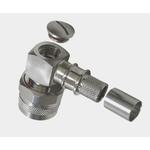 Conn TNC 0Hz to 6GHz 50Ohm Crimp/Solder RA Cable Mount PL Gold Over Copper