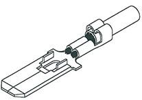 Molex-0357253000 Terminales del conductor Conn Terminal PIN Crimp ST Cable Mount 20-22AWG T/R