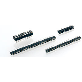 PRECI-DIP SA-315-87-103-01-881101 Connector Headers and PCB Receptacles Conn Socket Strip SKT 2 POS 5.08mm Solder ST Thru-Hole