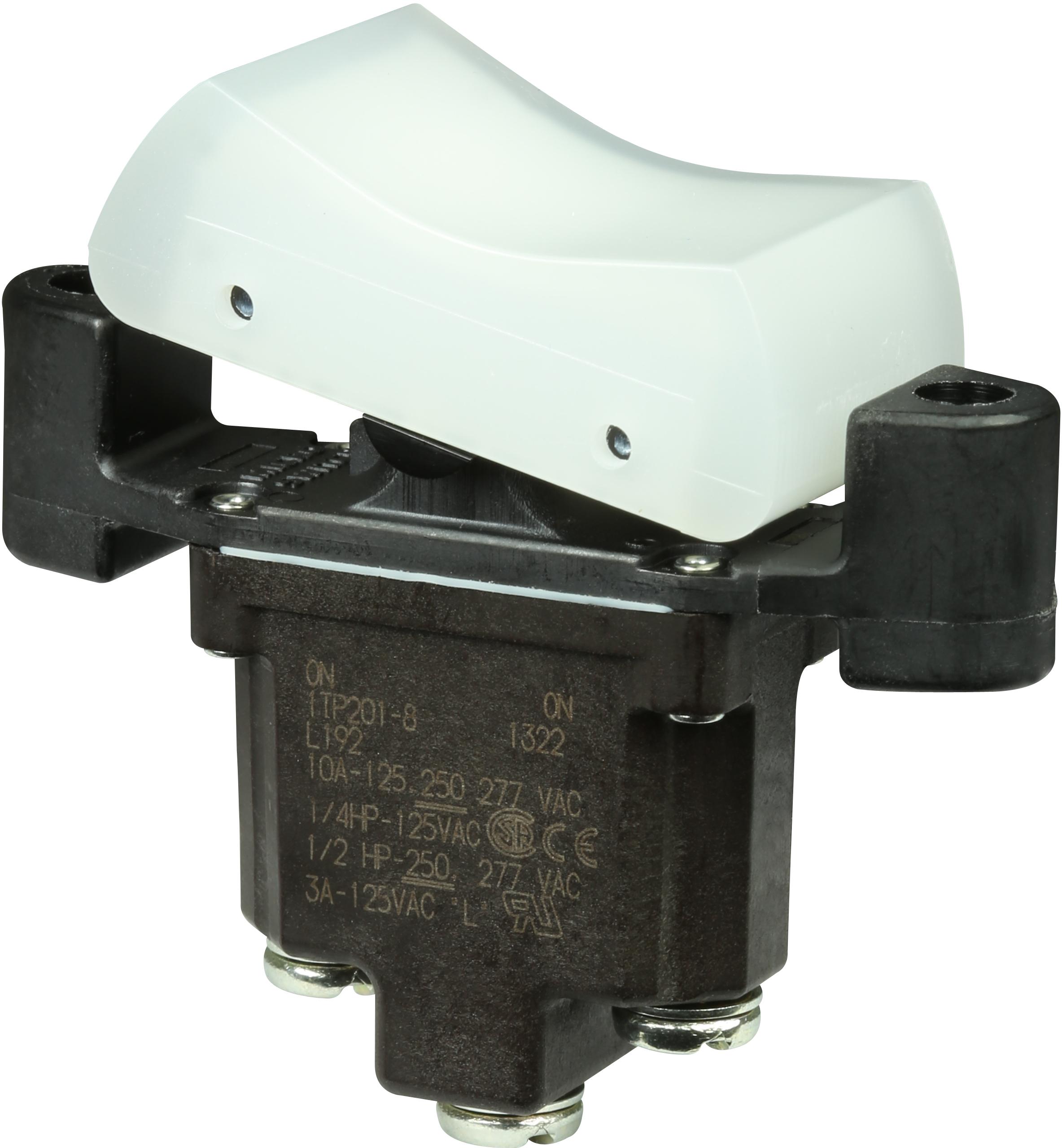 Honeywell-1TP201-8 Switch Rocker Switch Rocker (ON) ON SPDT Screw Rocker 10A 277VAC 250VDC 372.85VA