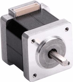 MOONS INDUSTRIES-MS14HS1P4100-09RL 步进电机 Stepper Motors Hybrid Bipolar Square 1A 3.3Ohm 12g.cm² 0.13N.m 1.8° 1Shaft