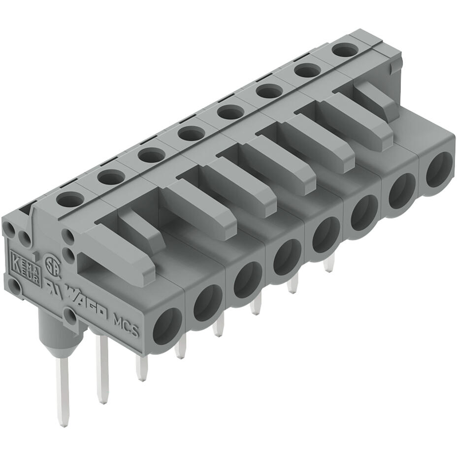 WAGO-232-238/005-000 Connector Headers and PCB Receptacles Conn Wire to Board F 8 POS 5mm Solder RA Side Entry Thru-Hole Box