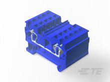 TE Connectivity-2271559-2 Steckverbinder, Klemmenblöcke Conn Terminal Block F 2 POS 6.15mm Spring Clamp DIN Rail 30A/Contact