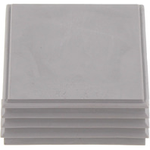 Sealing element, (cable entry system), TPE, Light Grey, Height 42.8 mm, Width 42.8 mm, Depth 17.7 mm