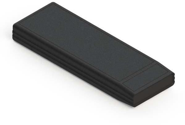 Serpac Electronic Enclosures-M8,BK Kästen, Gehäuse und Gestelle Handheld Remote ABS AA/9V Battery Enclosure- Black