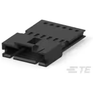 TE Connectivity-103653-5 Einzeladersteckverbinder, Gehäuse Conn Housing PL 6 POS 2.54mm Crimp ST Cable Mount Black Package