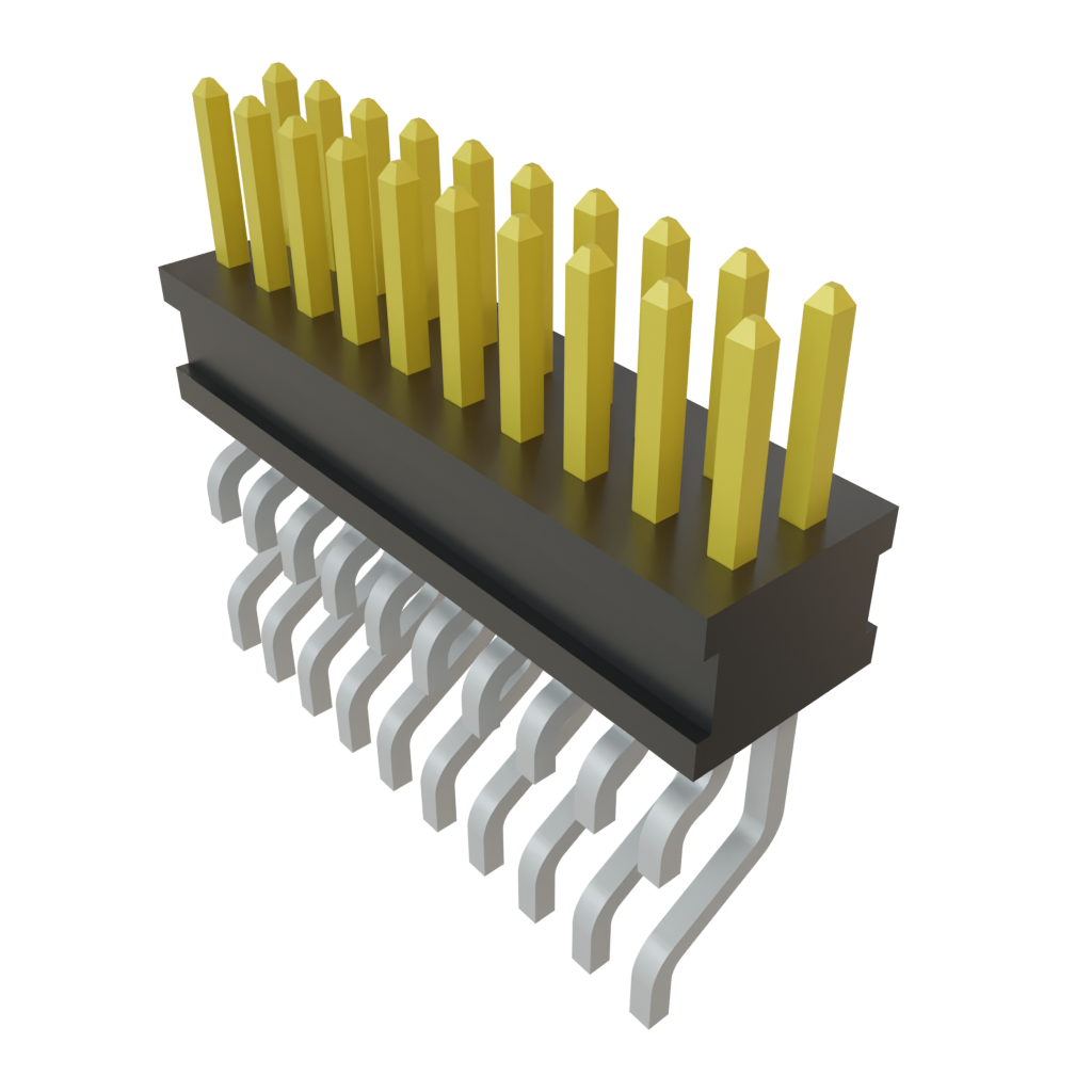 Samtec-FTSH-110-01-F-DH-TR 连接器插头及 PCB 插座 Conn Unshrouded Header HDR 20 POS 1.27mm Solder RA Side Entry SMD TIGER CLAW™ T/R