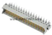 HARTING-09063486901222 Backplane connettore Conn DIN 41612 M 48 POS 2.54mm Solder ST Thru-Hole