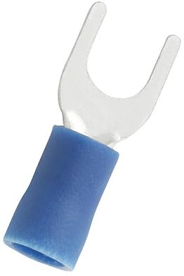 Panduit-EV14-14FB-Q Steckverbinderanschlüsse Fork Terminal 14-16AWG Copper Blue 21mm Tin Loose