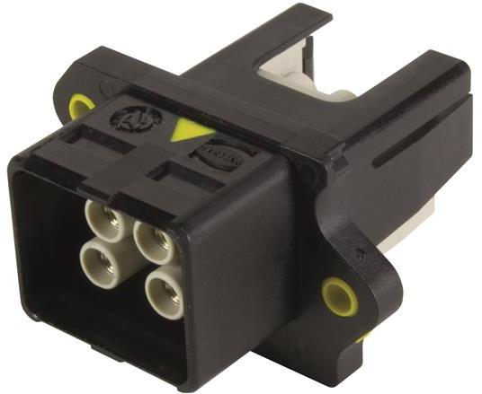 HARTING-09462454420 Steckverbinder Conn Power PL 4 POS Crimp ST Panel Mount 4 Terminal 1 Port