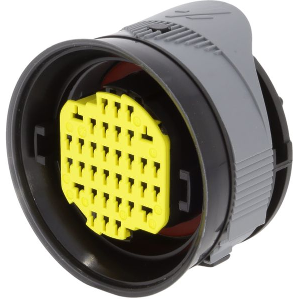 Delphi-13725941 Einzeladersteckverbinder, Gehäuse 34 Way F Hybrid 1.5 2.8 SICMA Panel Through Sealed Connector Gray