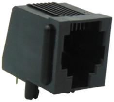 Bel Fuse-SS-90000-004 Raccordement téléphone et télécom Conn RJ-45 F 6 POS 1.27mm Solder RA Thru-Hole 6 Terminal 1 Port Box