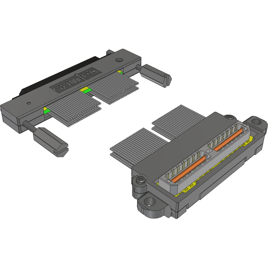 Samtec-EQDP-028-15.00-TEU-TTR-5-B Kabelbaugruppen Koaxial Cable Assembly Coaxial 0.381m 30AWG Board to Board to Board to Board M-M Q PAIRS® Bag