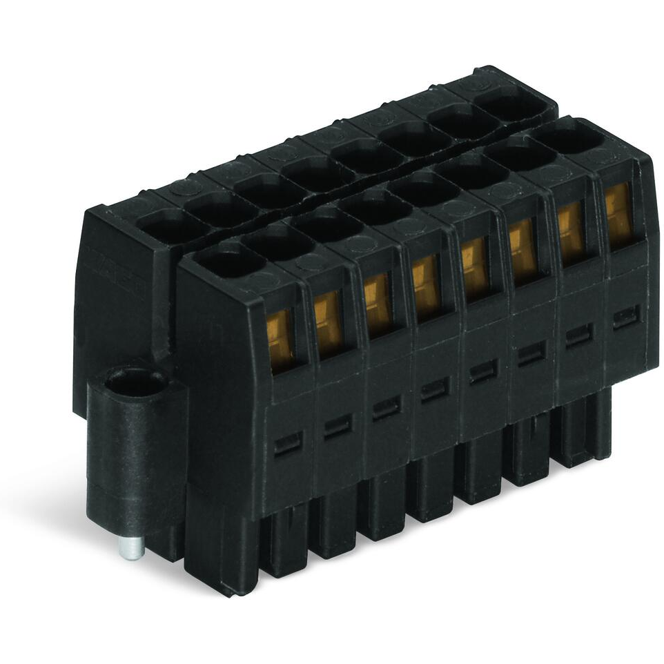 WAGO-713-1104/107-9037 Steckverbinder, Klemmenblöcke Conn PC Terminal Block F 8 POS 3.5mm Spring Clamp 10A Box