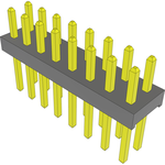 Conn Unshrouded Header HDR 16 POS 2mm Solder ST Top Entry Thru-Hole Bulk