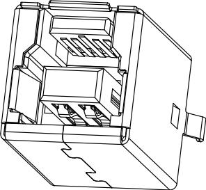 Amphenol Communications Solutions-GSB422137EU Connector USB Conn USB 3.1 Type B RCP 9 POS 1.75mm/2.5mm Solder ST Thru-Hole 9 Terminal 1 Port Tray