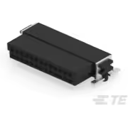 ERNI Electronics-154741-E Connector Headers and PCB Receptacles Conn Socket Strip F 26 POS 1.27mm Solder RA Side Entry SMD T/R