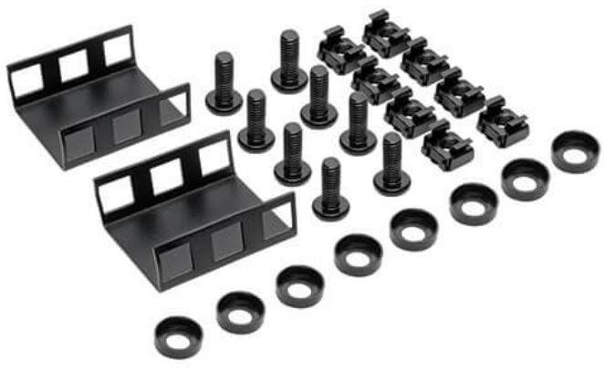 Eaton-B018-000-1P5 null 1U Rack-Mount Device Rack Extension Bracket, 1.5 in, Steel, Black