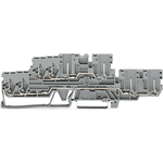 2-Conductor/2-Pin, double-Deck Carrier Terminal Block, Through/through Terminal Block