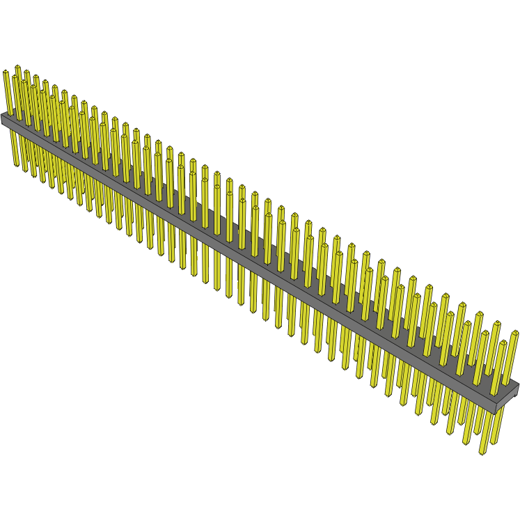Samtec-MTMM-140-11-G-D-265 Connector Headers and PCB Receptacles Conn Unshrouded Header HDR 80 POS 2mm Solder ST Top Entry Thru-Hole Bulk