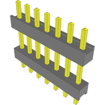 Conn Board Stacker HDR 7 POS 2.54mm Solder ST Top Entry Thru-Hole Bulk