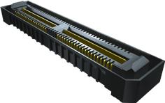 Samtec-QEM8-020-05.0-L-D-A-K Cabezales del conector y receptáculos PCB Conn High Speed Edge Rate Terminal Strip HDR 80 POS 0.8mm Solder ST Thru-Hole Tray
