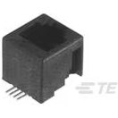 TE Connectivity-4-338088-3 Telecomunicaciones y teléfono del conector Conn RJ-45 F 8 POS 1.27mm Solder ST SMD 8 Terminal 1 Port Cat 3 T/R