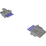 Cable Assembly 0.609m Power to Power 5 to 5 POS SKT-SKT Crimp-Crimp 20AWG